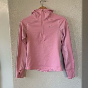 Pink Nike hoodie